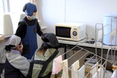 いもをレンチン、ホクホクになれ~