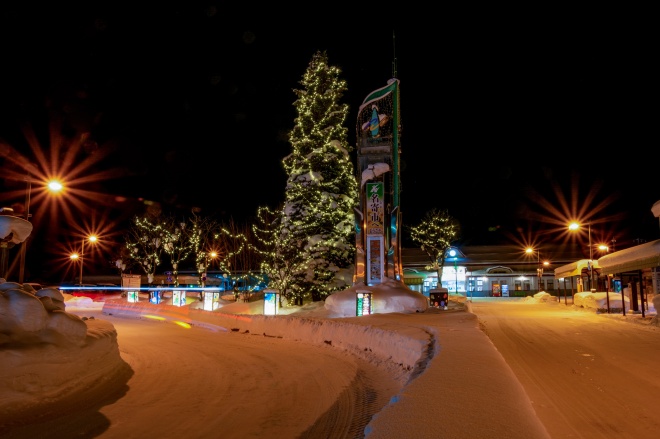 駅前イルミネーション