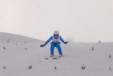 選手が着地しているとき
