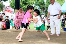 子ども相撲大会の様子
