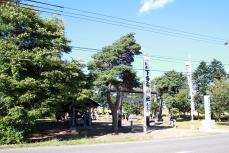 晴天の下行われた下多寄神社例大祭