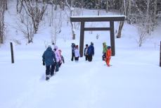 神社山到着！