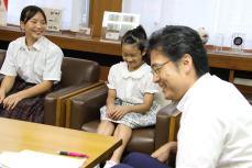 市川選手は前に来た時よりも上手に話せるようになったね