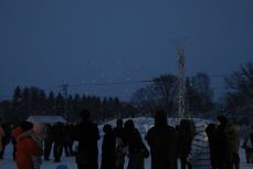 初のドローンショー