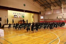 名中、卒業証書授与(全体)