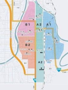 名寄市街地収集区域