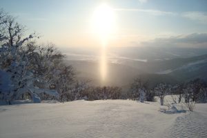 サンピラー現象(スキー場)