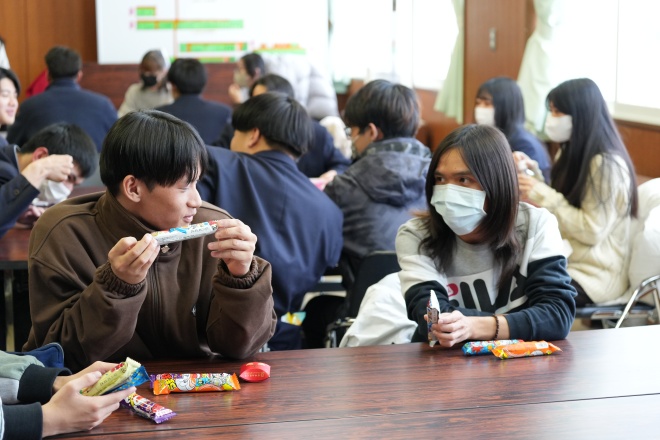 名寄産業高校と交流