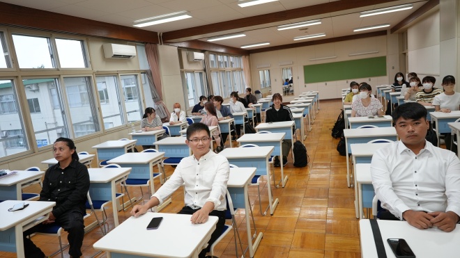 名寄市立大学で授業交流