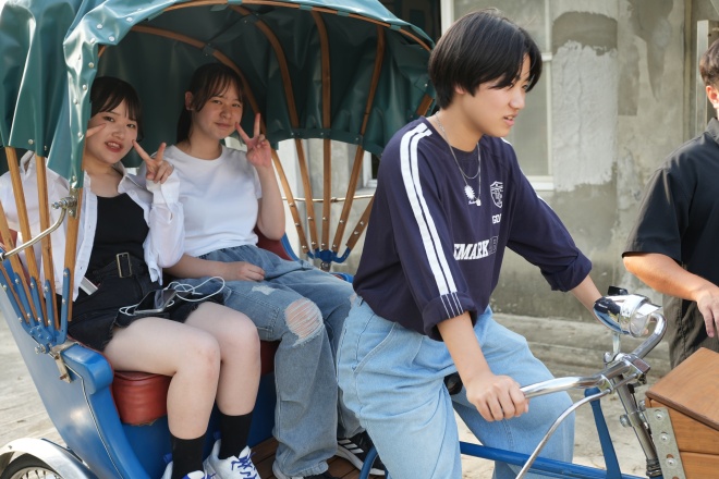 人力車に乗ってみました