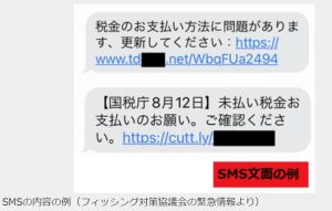 国税庁かたるSMS