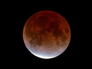 2021年11月19日部分日食(ほぼ皆既月食)