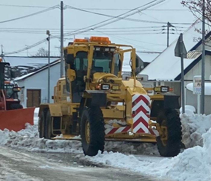 除雪グレーダ